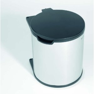 BALDE LIXO 15L ENCASTRAR RED.INOX ARMAR.